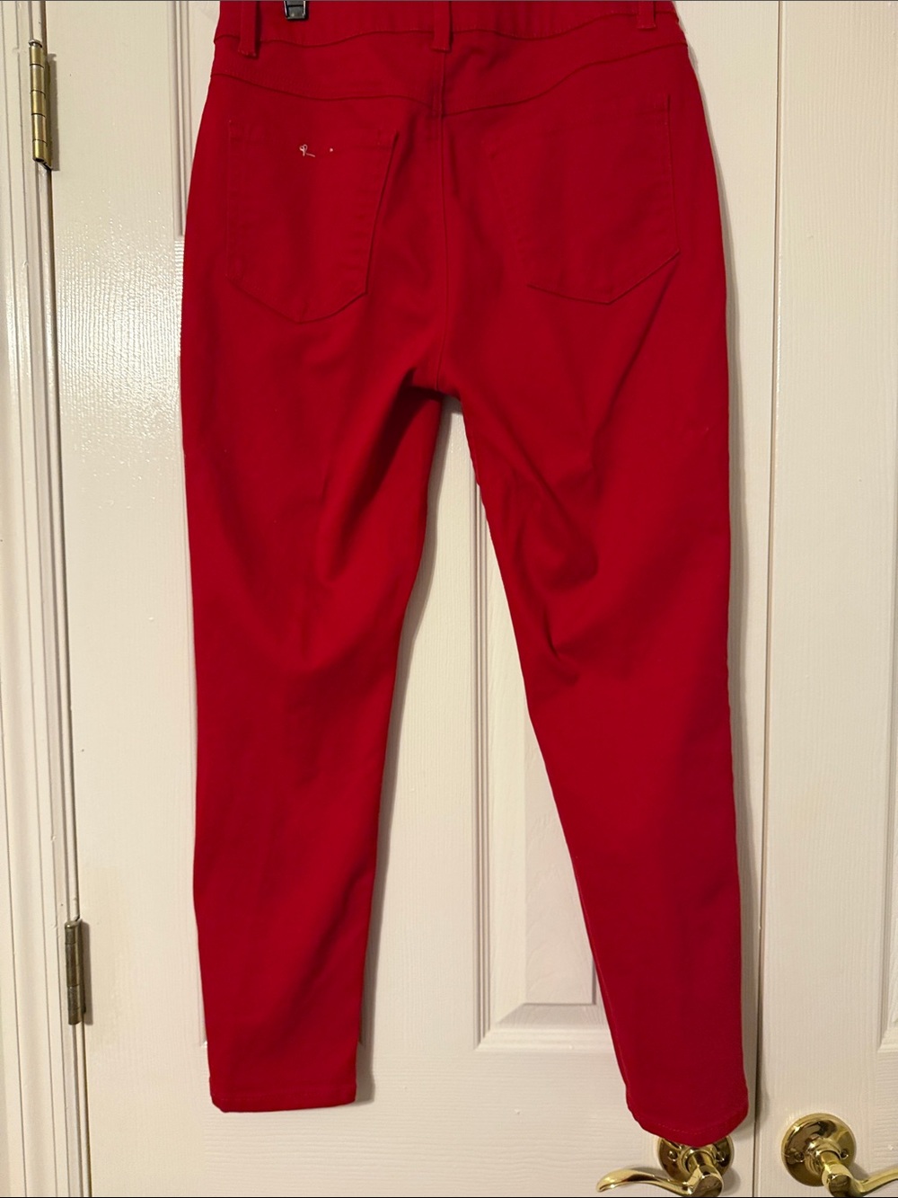 d. jeans Bold Red Skinny Jeans - Picture 3 of 3